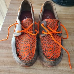 Twisted X leather boat shoe